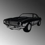 Wallity Chevy Camaro Yenko Escultura de pared